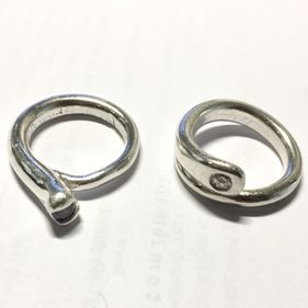 Ring i formsilver